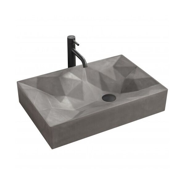 

Умывальник (Раковина) Rea Rock Grey Mat REA-U7905