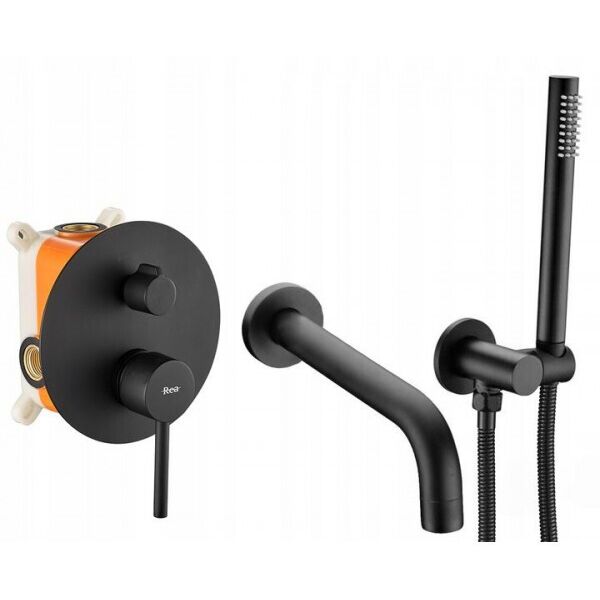 

Смеситель для ванны Rea Lungo Black + BOX REA-P6300