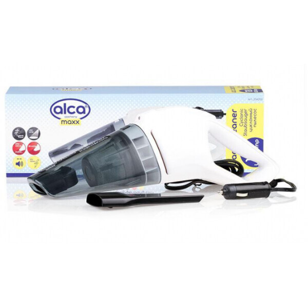 

Автопылесос "ALCA" сухая уборка 100W, насадка и кабелем 3м с LED подсветка, цвет-белый (234 200)