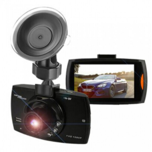 

Автомобильный видеорегистратор DVR 188, камера 1080P Full HD, LCD 2.7", из пластика черный (5476)