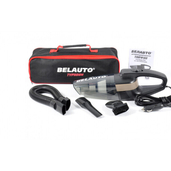

Автопылесос "BELAUTO" с Сухой и Влажной уборкай 110W, модель Тайфун и кабелем 4м с прочного АВС пластика, цвет-черный ( BA55-B)