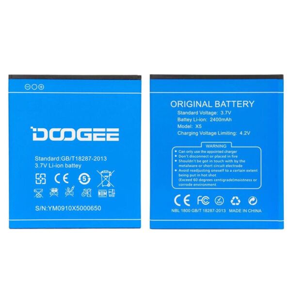 

Doogee X5 (3100mAh)