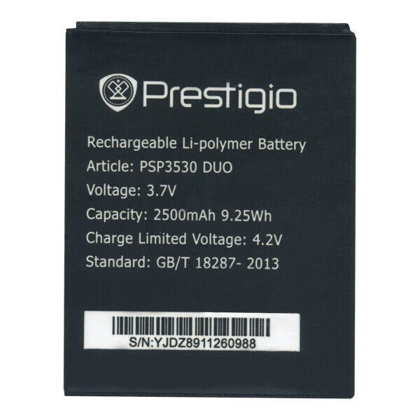 

Prestigio PSP3530, PSP3531, PSP3532, PSP7530 (2500/2800mAh) AAA