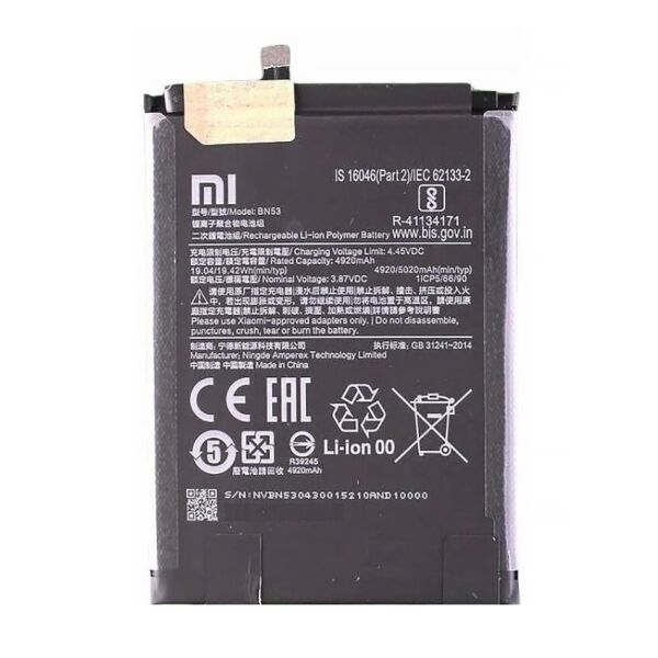 

Xiaomi BN53 Redmi Note 9 Pro, Redmi Note 9 Pro Max