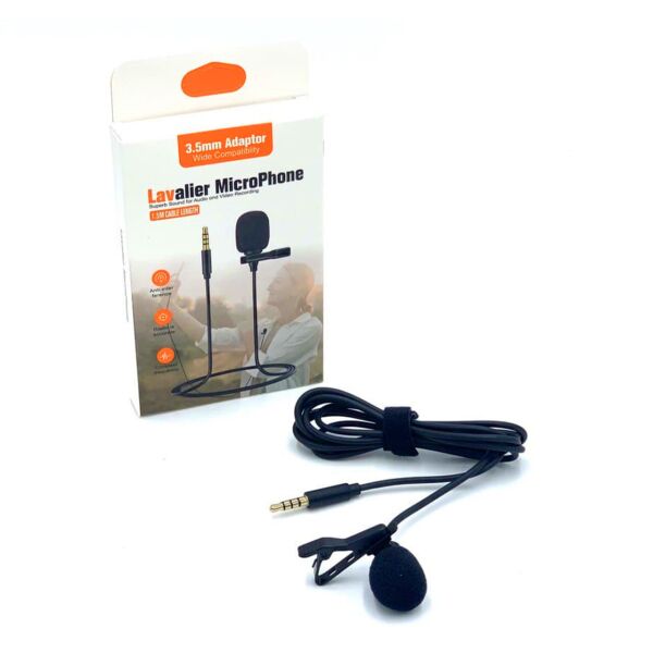 

Петличный микрофон Lavalier Mini Jack 3,5 мм, петличка для Андроид