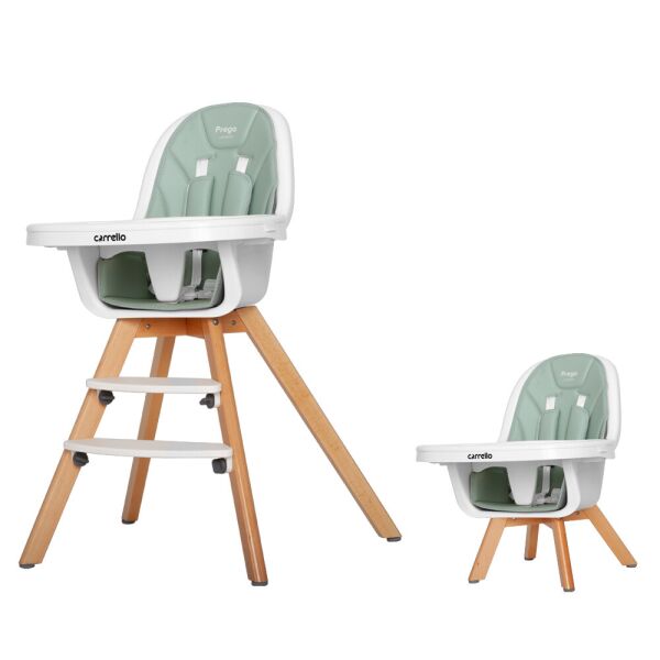 

Стульчик для кормления CARRELLO Prego CRL-9504/1 Бело-зеленый