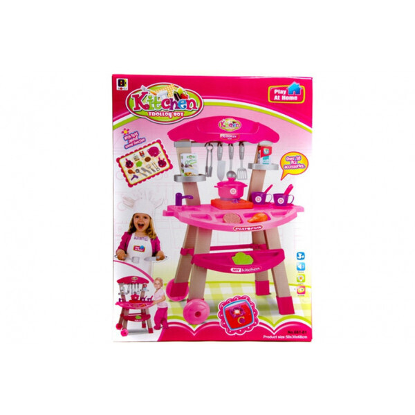 

Игровой набор Кухня BOHUI 661-81 Розовая