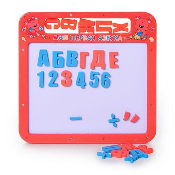

Детская магнитная доска METR+ азбука 0185 2 в 1