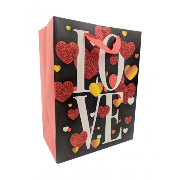 

Подарочный пакет "LOVE" 212S, 18х23х10 см (212S-1)
