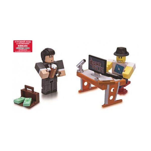

Игровая коллекционная фигурка Jazwares Roblox Game Packs Game Dev Life, набор 2 шт. (19845R)