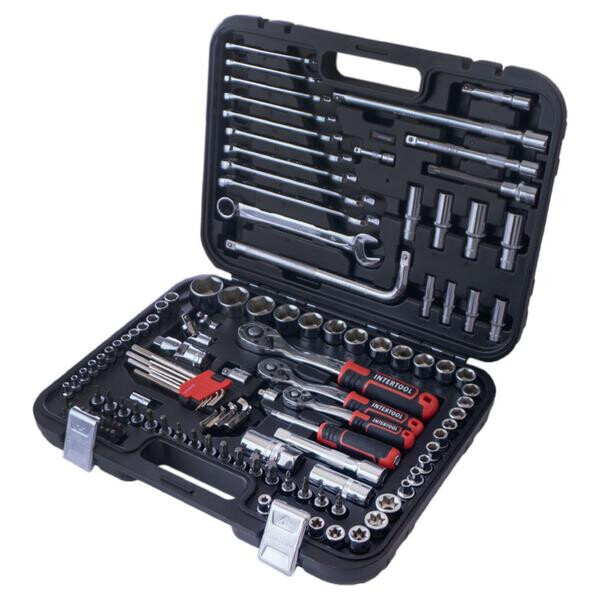 

Набор инструмента Intertool - 1/4" x 3/8" x 1/2" 126 ед. Storm(ET-8126)