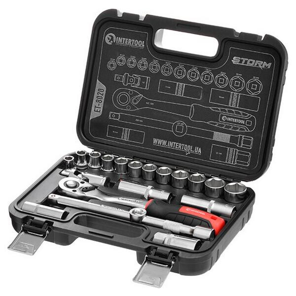 

Набор инструмента Intertool - 1/2" 20 ед. Storm(ET-8020)