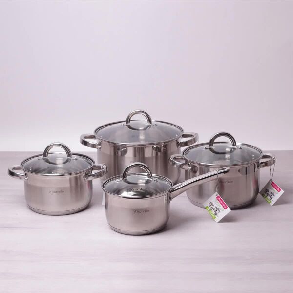 

Набор посуды Kamille "Glass Strip" 8 предметов