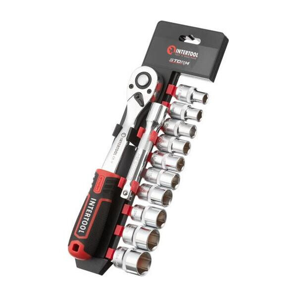 

Набор инструмента на планке Intertool - 1/2" x 12 ед. Storm(ET-8014)