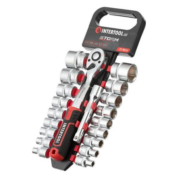 

Набор инструмента на планке Intertool - 1/2" x 20 ед. Storm(ET-8016)