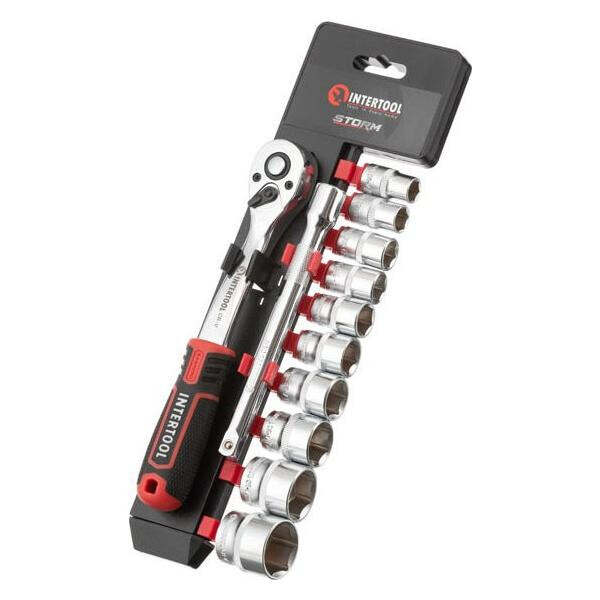 

Набор инструмента на планке Intertool - 3/8" x 12 ед. Storm(ET-8013)