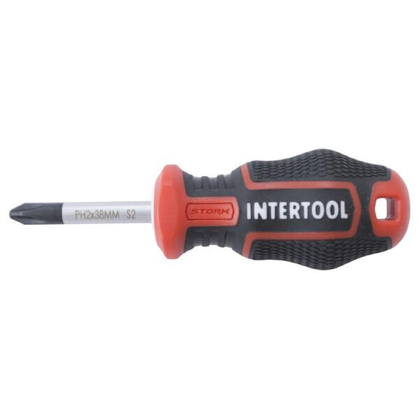 

Отвертка Intertool - PH2 x 38 мм Storm(VT-3419)