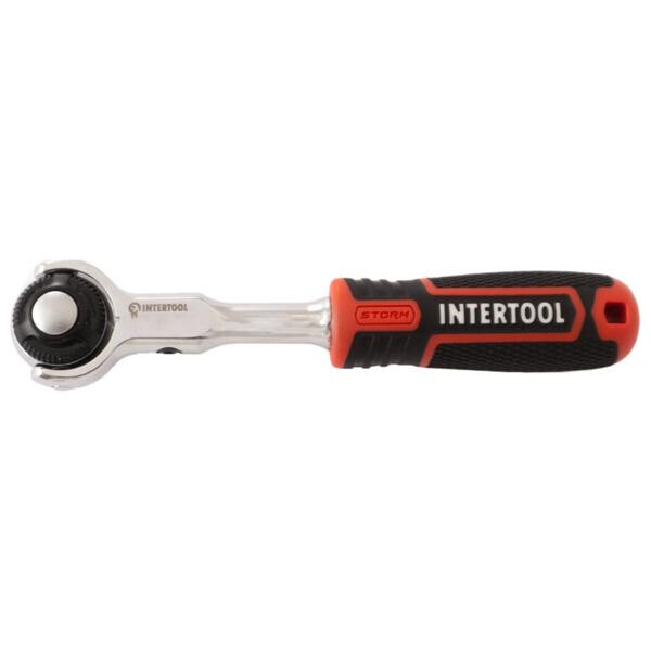 

Ключ трещоточный (рукоятка с храповым механизмом) Intertool - 1/4" x 72T поворотный Storm(ET-8007)