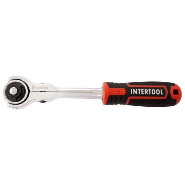 

Ключ трещоточный (рукоятка с храповым механизмом) Intertool - 1/2" x 72T поворотный Storm(ET-8009)