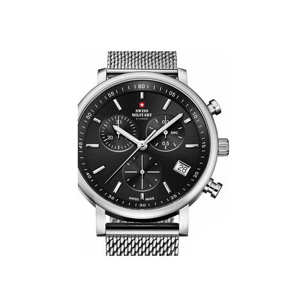 

Часы Swiss Military SM34058.01 Chronograph 42mm 10ATM