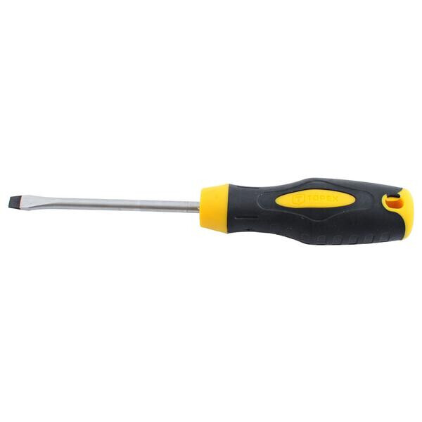 

Отвертка Topex - шлицевая SL6,5 х 150 мм(39D806)
