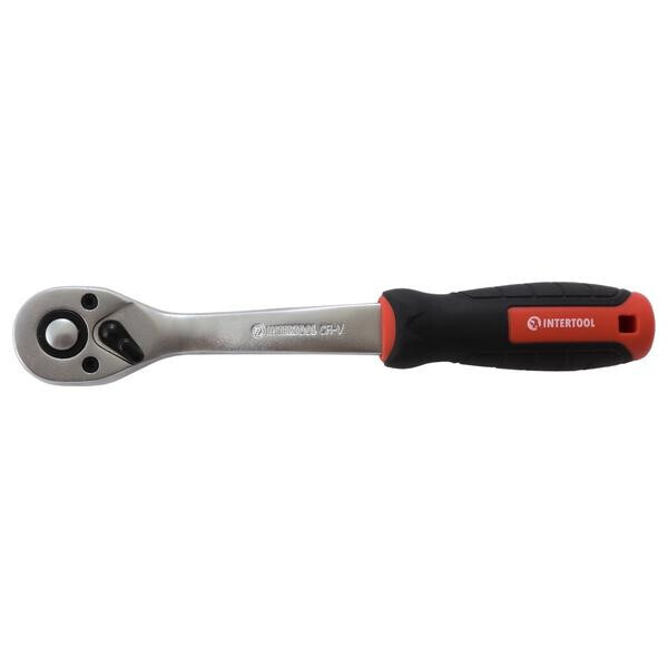 

Ключ трещоточный (рукоятка с храповым механизмом) Intertool - 3/8" x 72T Storm(ET-8002)
