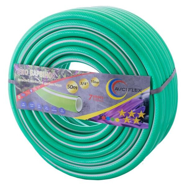 

Шланг поливочный Avci Flex - 3/4" x 50 м эко барвинок(x)