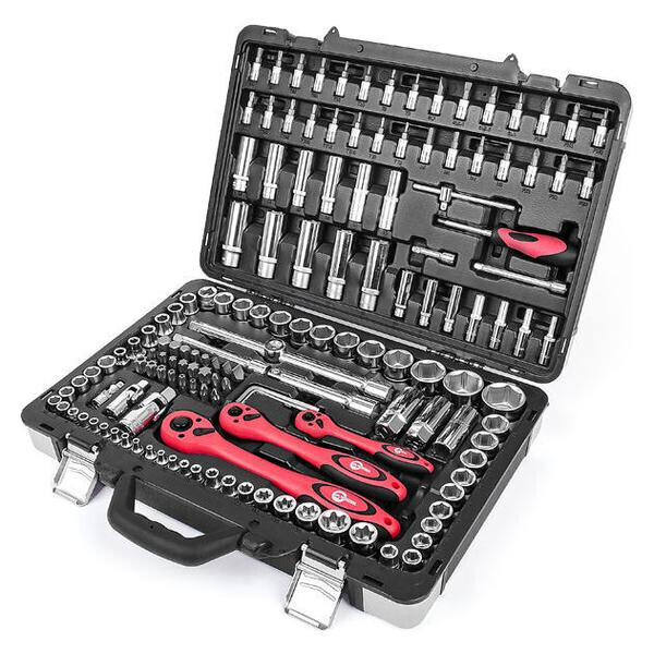 

Набор инструмента Intertool - 1/4", 3/8", 1/2" 151 ед.(ET-7151)