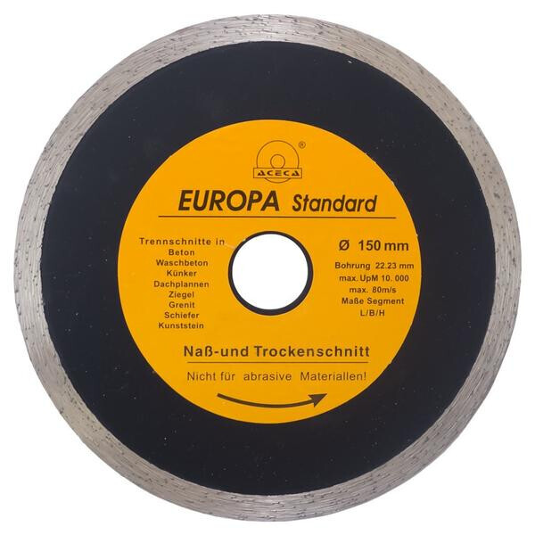 

Диск алмазный Асеса - 150 x 22,2 мм плитка(150 P)