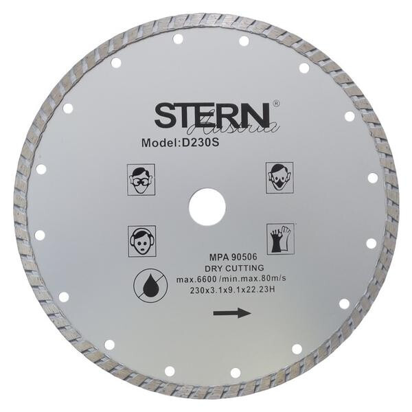 

Диск алмазный Stern - 230 мм турбо(AD-8401)