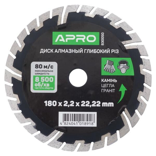 

Диск алмазный Apro - 180 мм турбо-Pro(830050)
