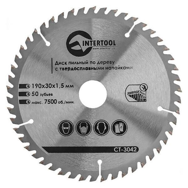 

Диск пильный Intertool - 190 х 50T х 30 мм(CT-3042)