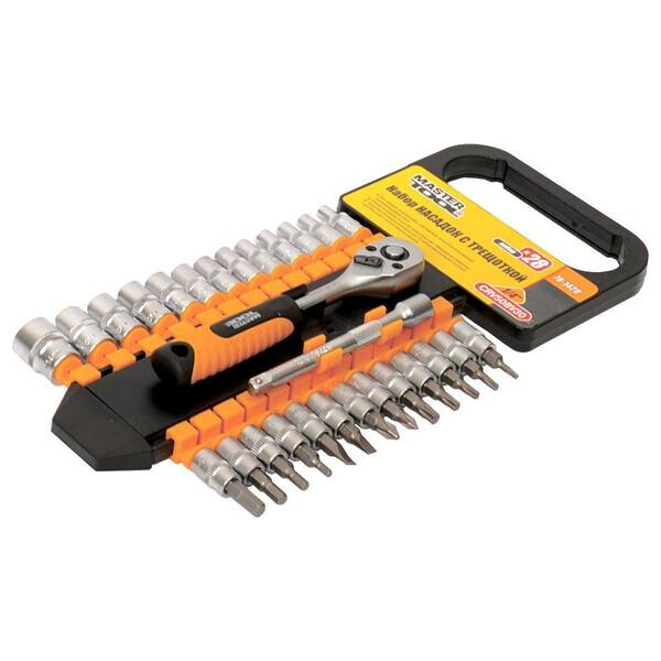 

Набор инструмента на планке Mastertool - 1/4" x 28 ед.(78-1428)