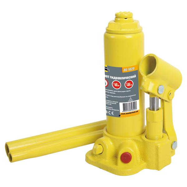 

Домкрат гидравлический Mastertool 2 т х 345 мм одноштоковый (в кейсе)(86-1020)