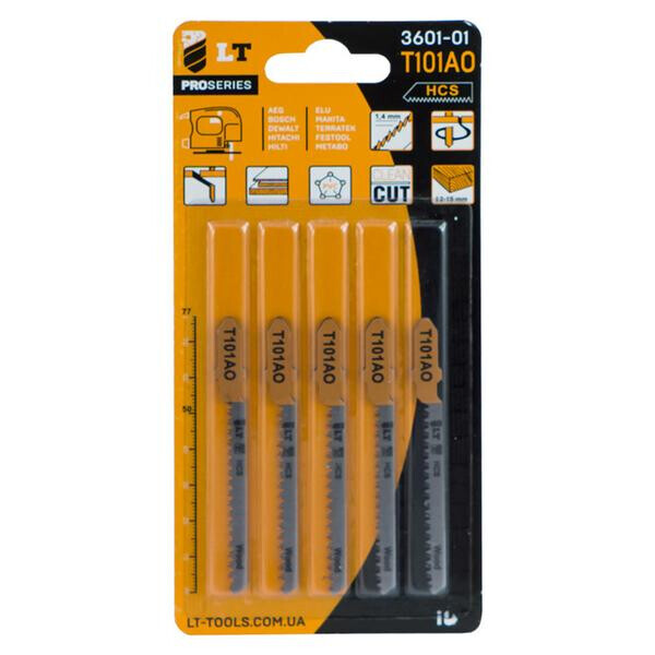 

Полотно пильное для лобзика LT - T101AO (5 шт.) Pro(3601-01)