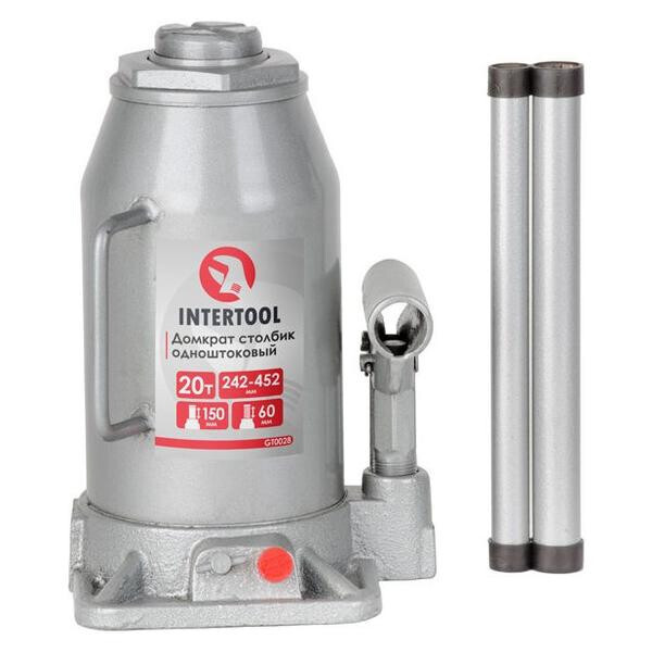 

Домкрат гидравлический Intertool - 20 т х 440 мм одноштоковый(GT0028)