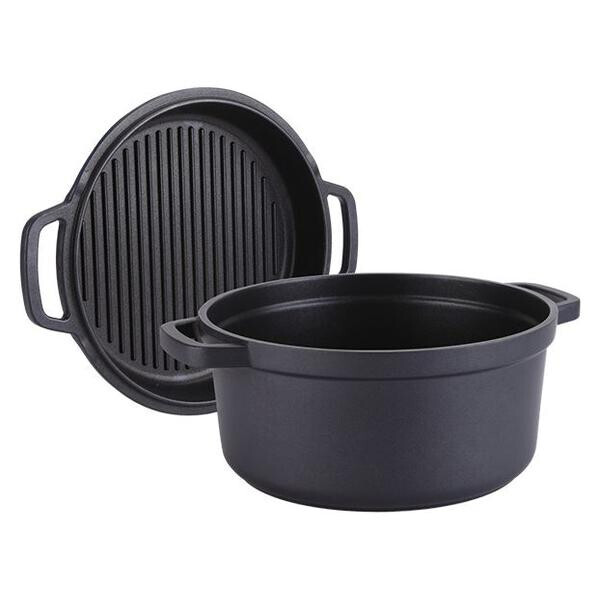 

Кастрюля антипригарная Maestro - 200 мм x 2,55 л с крышкой-сковородкой(MR-4120)