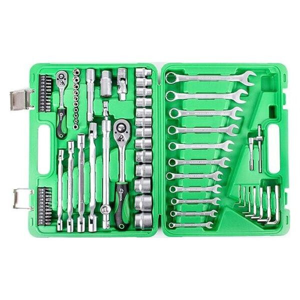 

Набор инструмента Intertool - 1/4", 1/2" 77 ед.(ET-6077)