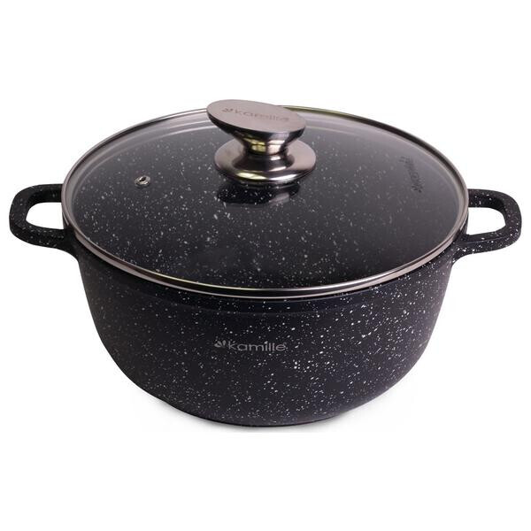 

Кастрюля антипригарная Kamille - 240 мм x 4,5 л мрамор(4405)