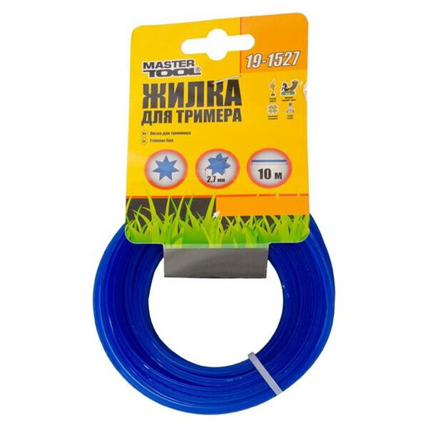 

Леска для триммера Mastertool - 2,7 мм x 10 м семиугольник(19-1527)