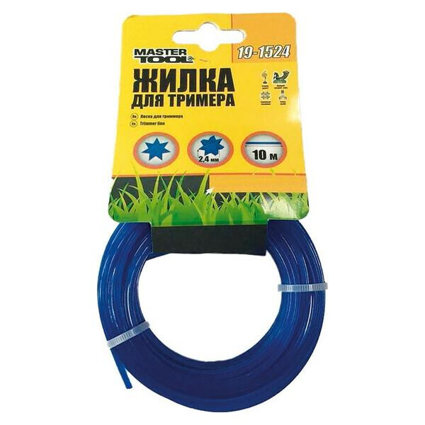 

Леска для триммера Mastertool - 2,4 мм x 10 м семиугольник(19-1524)