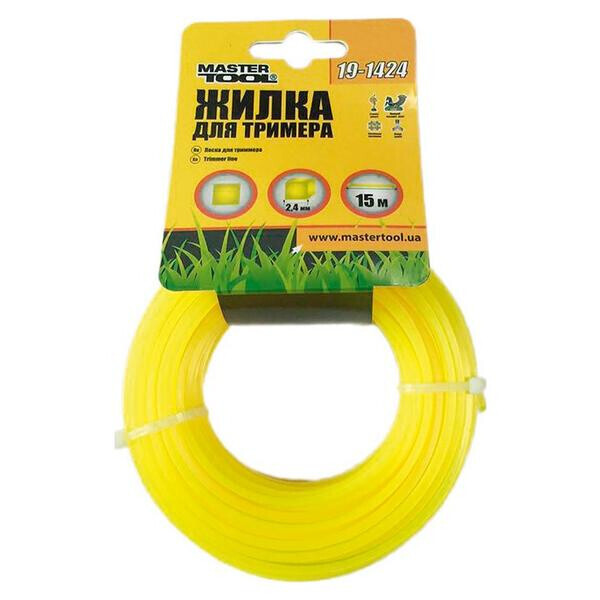 

Леска для триммера Mastertool - 2,4 мм x 15 м квадрат(19-1424)