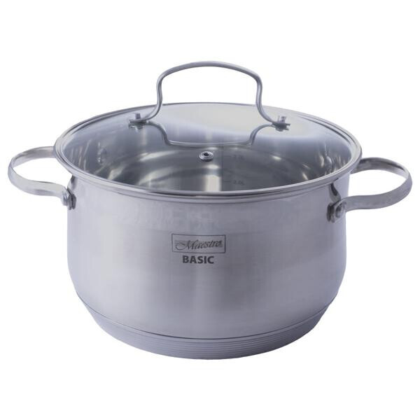 

Кастрюля нержавеющая Maestro - 220 x 5,1 л(MR-3512-22)