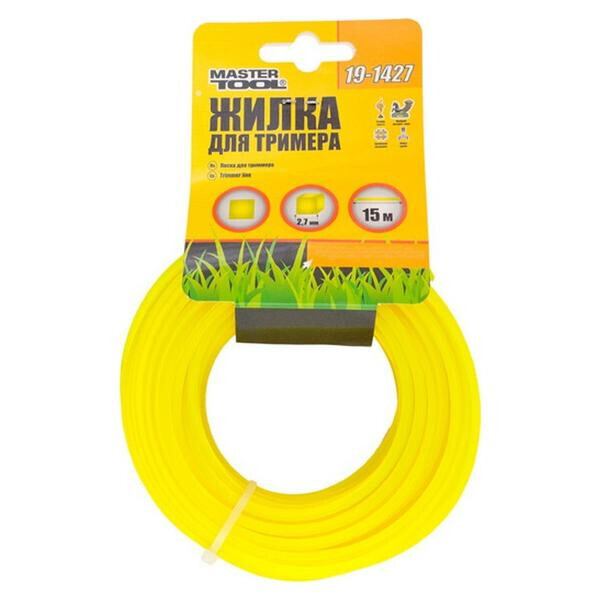 

Леска для триммера Mastertool - 2,7 мм x 15 м квадрат(19-1427)