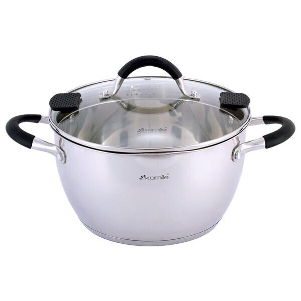 

Кастрюля нержавеющая Kamille - 240 мм x 6 л 5750(5750)