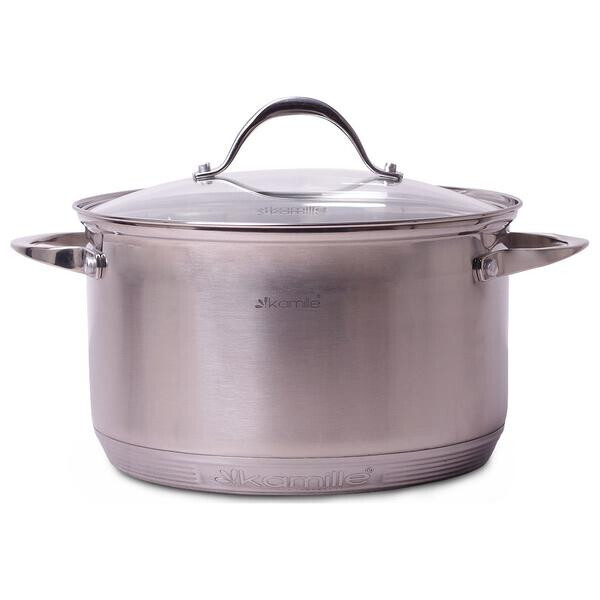 

Кастрюля нержавеющая Kamille - 240 мм x 6,5 л 4724S(4724S)