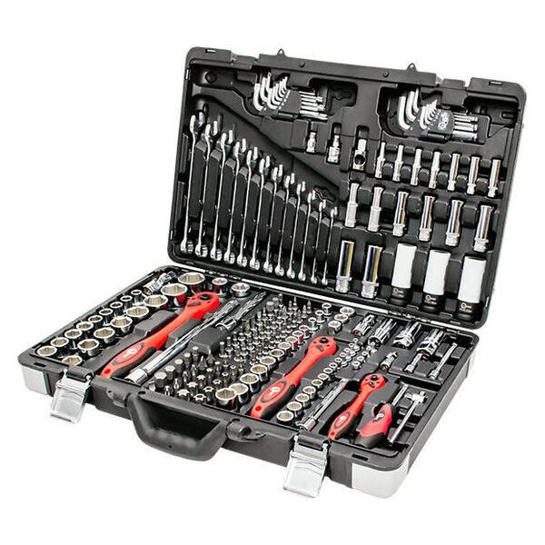 

Набор инструмента Intertool - 1/4", 3/8", 1/2" 176 ед.(ET-7176)