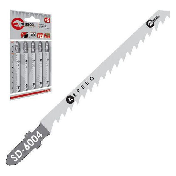

Полотно пильное для лобзика Intertool - 75 х 4 мм дерево (5 шт.) SD-6004(SD-6004)