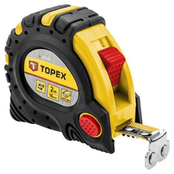 

Рулетка Topex - 2 м х 16 мм супер-магнит(27C342)