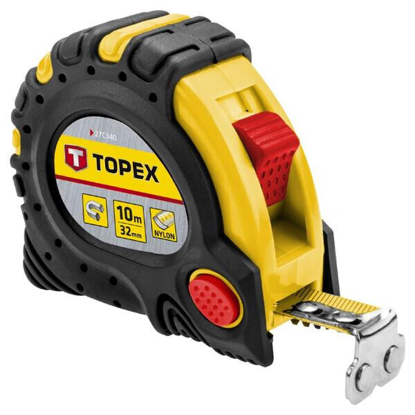 

Рулетка Topex - 10 м х 32 мм супер-магнит(27C340)